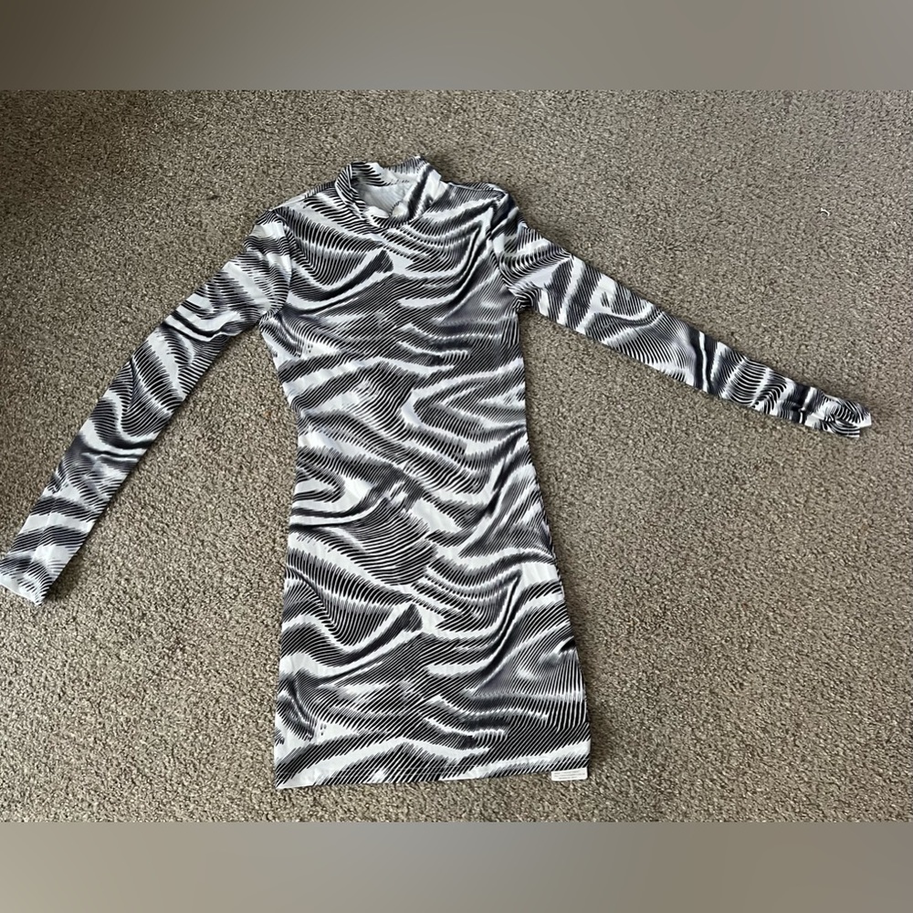 Black and white dress
